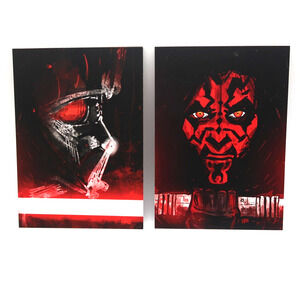 Star Wars Darth Vader Darth Maul Art Prints 5x7 Nate Johnson ComicTom101 MMC